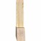 Ekena Millwork Portland Rough Sawn Timber Gable Bracket, Douglas Fir, 84"W x 21"H x 4"D x 6"F, 6/12 Pitch GBW084X21X0406POR00RDF - alternate 2